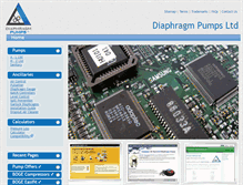 Tablet Screenshot of dpumps.com